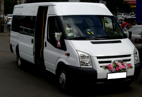 Свадебный микроавтобус Форд транзит